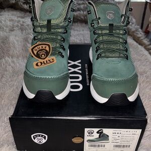 OUXX Green High-Top Work Boots